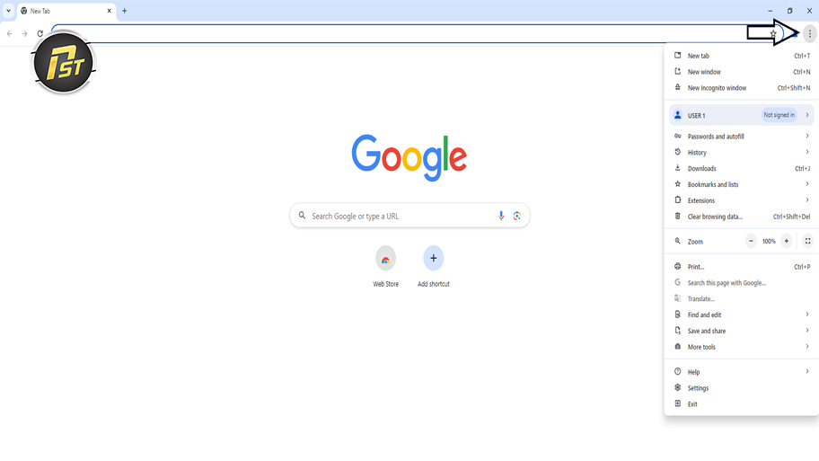 Mở trình duyệt Chrome