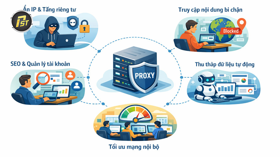 Thời điểm cần cài đặt proxy