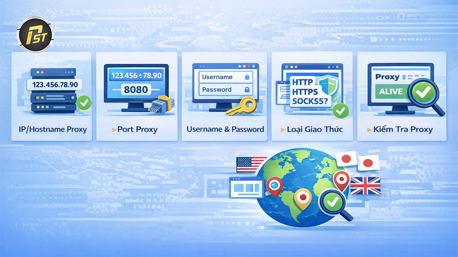Thông tin cần chuẩn bị khi cài đặt proxy