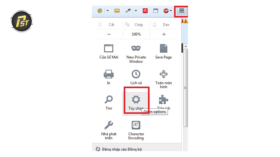 Hướng Dẫn Khắc Phục Lỗi Proxy Không Vào Được Mạng Nhanh Chóng Truy cập cài đặt của FireFox