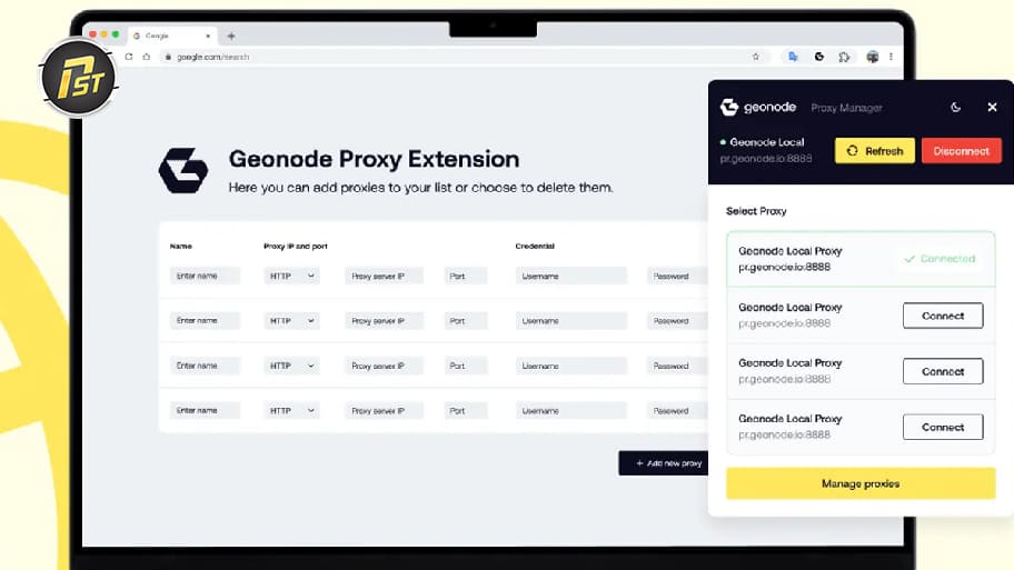 Geonode Free Proxy List - Cung cấp các chỉ số đo lường chất lượng trực quan