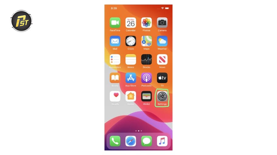 Truy cập vào cài đặt của Iphone, Ipad