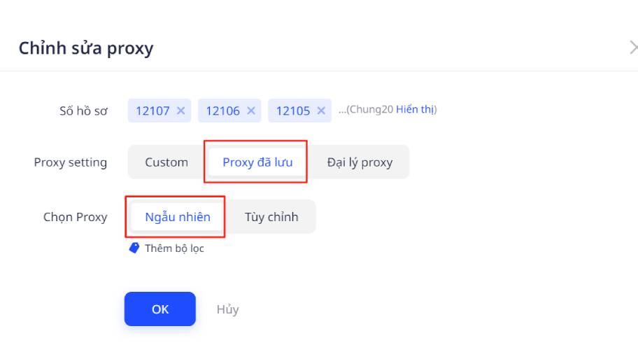 Hướng Dẫn Sử Dụng Proxy Trên Adspower Đơn Giản Và Nhanh Chóng Chọn Ngẫu nhiên để hoàn tất
