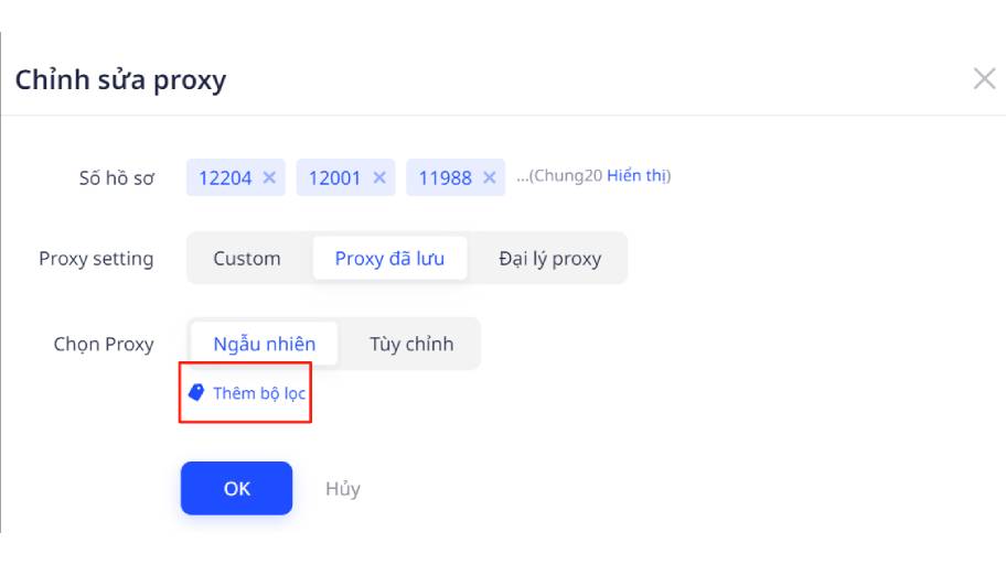 Hướng Dẫn Sử Dụng Proxy Trên Adspower Đơn Giản Và Nhanh Chóng Thêm bộ lõ để dễ dàng phân loại proxy