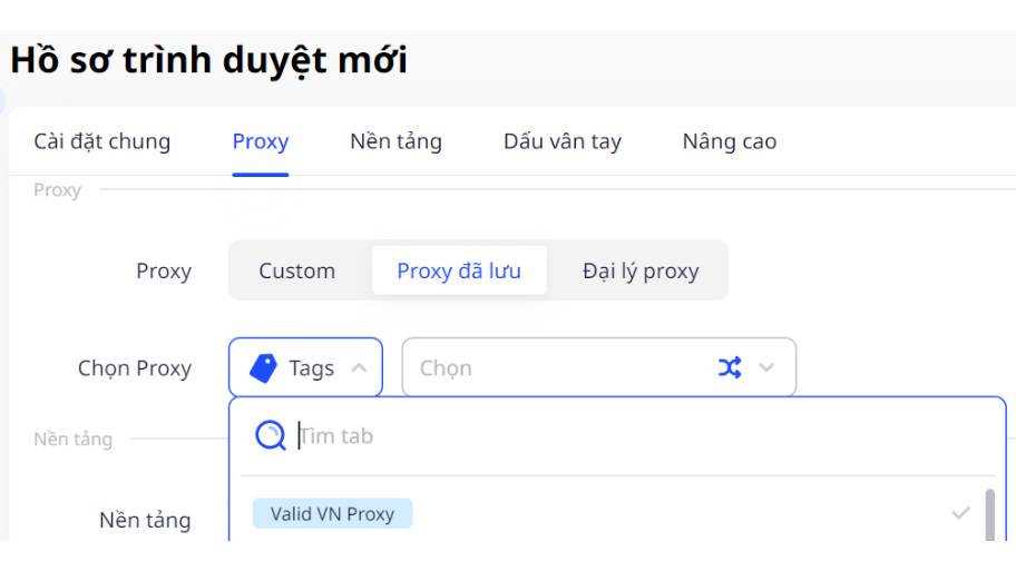 Hướng Dẫn Sử Dụng Proxy Trên Adspower Đơn Giản Và Nhanh Chóng Cũng có thể thêm tag khi tạo hồ sơ