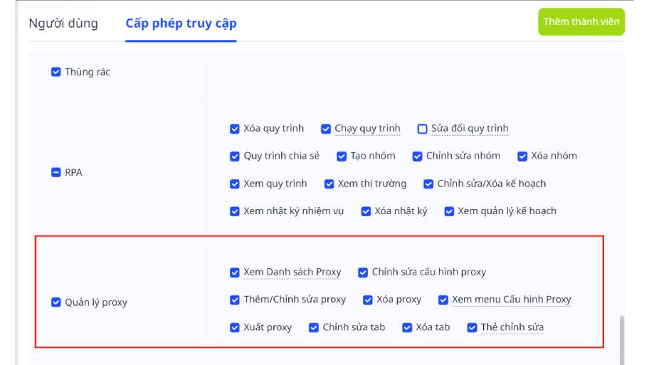 Hướng Dẫn Sử Dụng Proxy Trên Adspower Đơn Giản Và Nhanh Chóng Các thành viên cần được chia sẻ để sử dụng tính năng