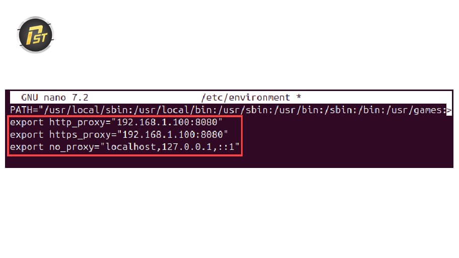 Cấu hình proxy cho APT bằng cách chỉnh sửa file :etc:environment trên Ubuntu