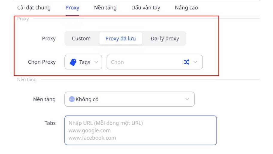 Hướng Dẫn Sử Dụng Proxy Trên Adspower Đơn Giản Và Nhanh Chóng Mục proxy, đây sẽ là nơi thao tác toàn bộ hoạt động với proxy