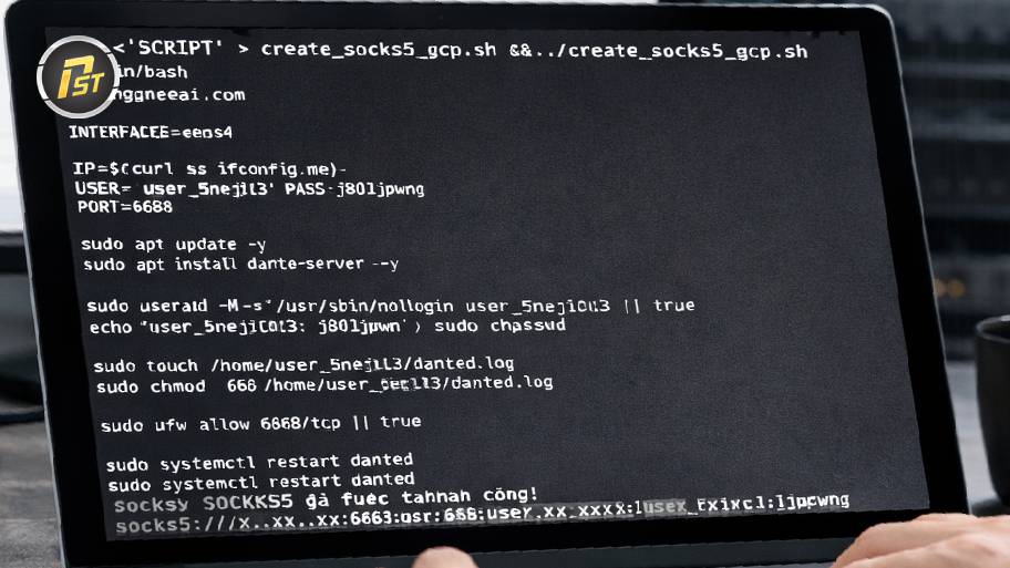 Tạo proxy Google Cloud chỉ với một lệnh script tự động