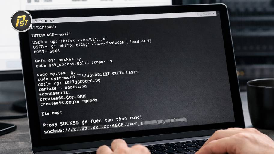 SSH VPS và chạy script để tạo proxy SOCKS5 Google Cloud