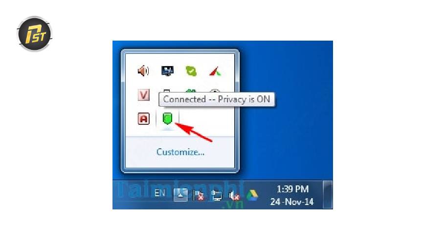Tắt các phần mềm, ứng dụng chạy VPN của thiết bị