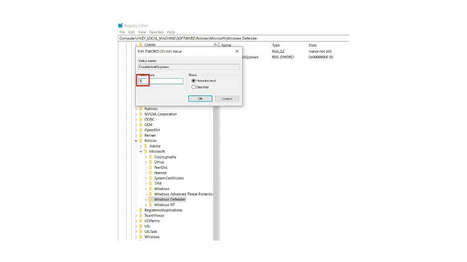 Click đúp vào ProxySettingsPerUser, đổi Value data thành 1