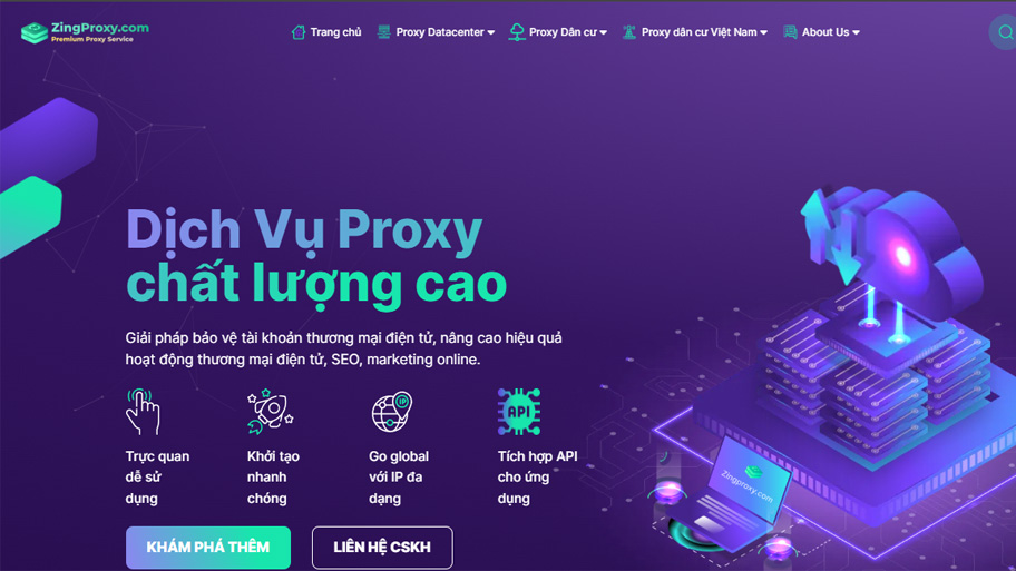 ZingProxy nhà cung cấp proxy tốc độ cao và bảo mật tốt