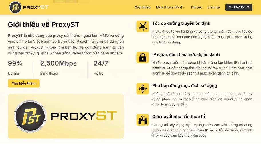 Proxy Chọn Dải IP Là Gì? Cách Hoạt Động Và Ứng Dụng ProxyST tư vấn mua proxy chọn dải IP phù hợp với nhu cầu sử dụng