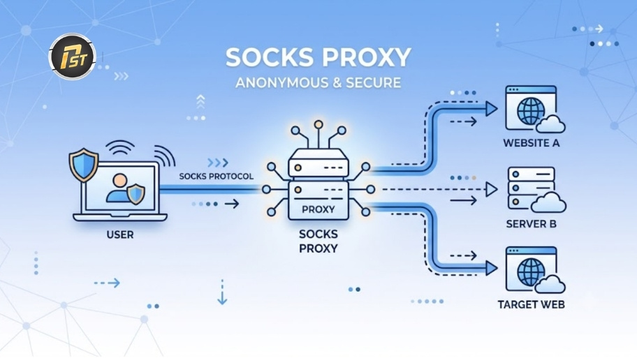 SOCKS Proxy có khả năng linh hoạt và hỗ trợ đa dạng dữ liệu 