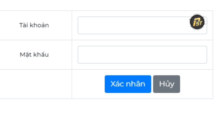 Cần kiểm tra mục tài khoản và mật khẩu có được nhà cấp không